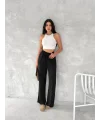 Ayrobin Oversize Kadın Pantalon - Siyah