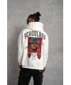 Erkek SCHOOL BOY Baskılı Kapüşonlu Sweat - Beyaz