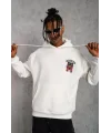 Erkek SCHOOL BOY Baskılı Kapüşonlu Sweat - Beyaz