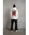 Erkek SCHOOL BOY Baskılı Kapüşonlu Sweat - Beyaz