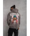 Erkek SCHOOL BOY Baskılı Kapüşonlu Sweat - Gri