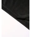Lushiowear Erkek T-Shirt Sokak Stili Baskılı Kısa kol Tişört - Siyah