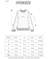 Lushiowear Kadın 3 İplik Pamuklu Bisiklet Yaka Baskılı SweatShirt - Siyah