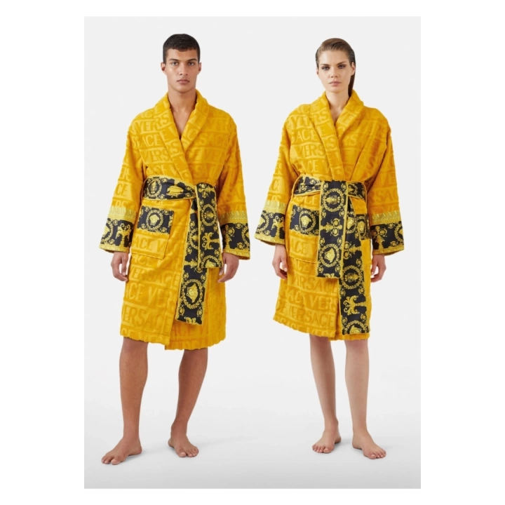 Versace Model Home Unisex Bornoz Hardal