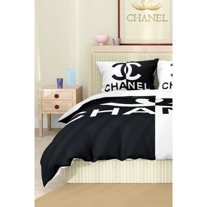 Marka Nevresim Takımı Çift Kişilik Pamuklu Saten Kumaş 6 Parça 3D Dijital Baskı Duvet Cover Set