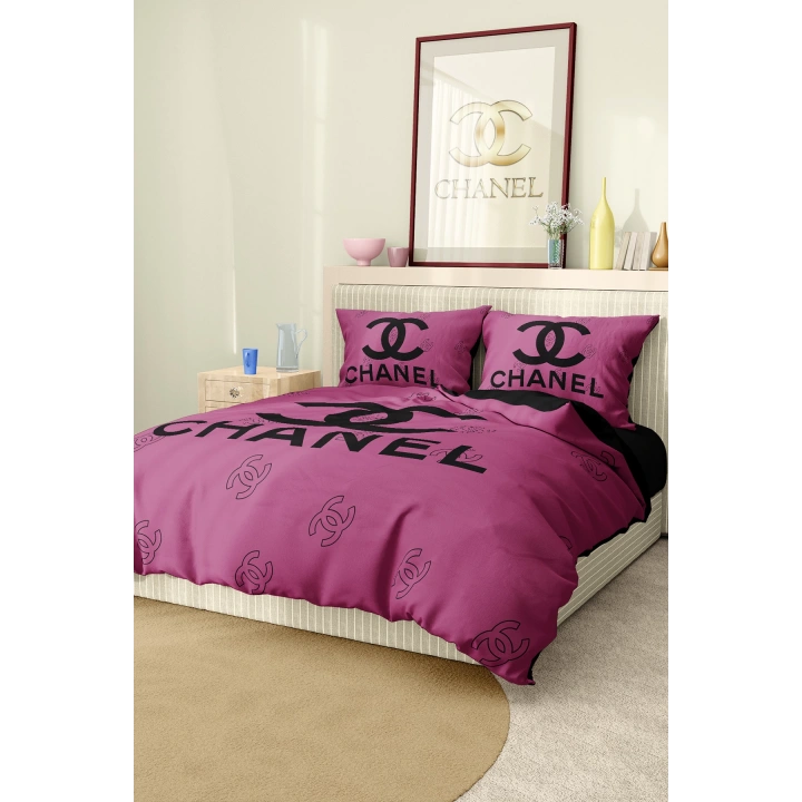 Marka Nevresim Takımı Çift Kişilik Pamuklu Saten Kumaş 6 Parça 3D Dijital Baskı Duvet Cover Set