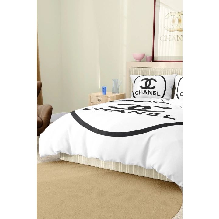 Marka Nevresim Takımı Çift Kişilik Pamuklu Saten Kumaş 6 Parça 3D Dijital Baskı Duvet Cover Set