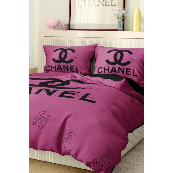 Marka Nevresim Takımı Çift Kişilik Pamuklu Saten Kumaş 6 Parça 3D Dijital Baskı Duvet Cover Set