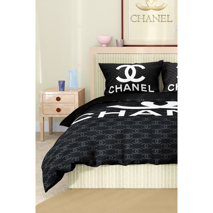 Marka Nevresim Takımı Çift Kişilik Pamuklu Saten Kumaş 6 Parça 3D Dijital Baskı Duvet Cover Set Model No:34