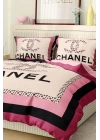 Marka Nevresim Takımı Çift Kişilik Pamuklu Saten Kumaş 6 Parça 3D Dijital Baskı Duvet Cover Set Model No:18