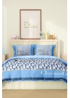 Marka Nevresim Takımı Çift Kişilik Pamuklu Saten Kumaş 6 Parça 3D Dijital Baskı Duvet Cover Set Model No:40