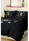 Marka Nevresim Takımı Çift Kişilik Pamuklu Saten Kumaş 6 Parça 3D Dijital Baskı Duvet Cover Set