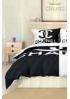 Marka Nevresim Takımı Çift Kişilik Pamuklu Saten Kumaş 6 Parça 3D Dijital Baskı Duvet Cover Set