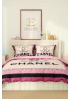 Marka Nevresim Takımı Çift Kişilik Pamuklu Saten Kumaş 6 Parça 3D Dijital Baskı Duvet Cover Set Model No:18