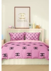 Marka Nevresim Takımı Çift Kişilik Pamuklu Saten Kumaş 6 Parça 3D Dijital Baskı Duvet Cover Set