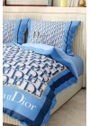 Marka Nevresim Takımı Çift Kişilik Pamuklu Saten Kumaş 6 Parça 3D Dijital Baskı Duvet Cover Set Model No:40