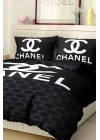 Marka Nevresim Takımı Çift Kişilik Pamuklu Saten Kumaş 6 Parça 3D Dijital Baskı Duvet Cover Set Model No:34