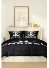 Marka Nevresim Takımı Çift Kişilik Pamuklu Saten Kumaş 6 Parça 3D Dijital Baskı Duvet Cover Set Model No:34