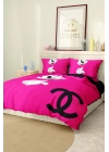 Marka Nevresim Takımı Çift Kişilik Pamuklu Saten Kumaş 6 Parça 3D Dijital Baskı Duvet Cover Set
