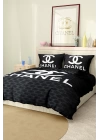 Marka Nevresim Takımı Çift Kişilik Pamuklu Saten Kumaş 6 Parça 3D Dijital Baskı Duvet Cover Set Model No:34