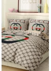 Marka Nevresim Takımı Çift Kişilik Pamuklu Saten Kumaş 6 Parça 3D Dijital Baskı Duvet Cover Set Model No:52