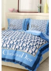 Marka Nevresim Takımı Çift Kişilik Pamuklu Saten Kumaş 6 Parça 3D Dijital Baskı Duvet Cover Set Model No:40