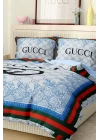 Marka Nevresim Takımı Çift Kişilik Pamuklu Saten Kumaş 6 Parça 3D Dijital Baskı Duvet Cover Set Model No:51