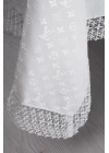 Louis Vuitton Masa Örtüsü 160*220 Cm BRODE GÜPÜRLÜ KDK İplik Özel Jakar Dokuma Dertsiz Leke Tutmaz Özel Kutulu