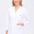 Kadın Gömlek Yaka Ceket Boy Doktor - Öğretmen Önlüğü