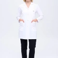 Kadın Gömlek Yaka Orta Boy Doktor - Öğretmen Önlüğü