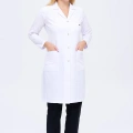 Kadın Gömlek Yaka Uzun Boy Doktor - Öğretmen Önlüğü