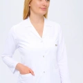 Kadın Gömlek Yaka Uzun Boy Doktor - Öğretmen Önlüğü