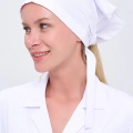 Kadın Personel Önlüğü ve Pantolon + Boneli - 3 lü Set