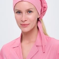 Kadın Personel Önlüğü ve Pantolon + Boneli - 3 lü Set