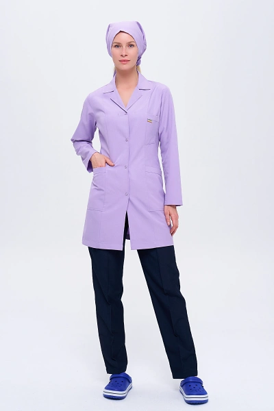 Kadın Personel Önlüğü ve Pantolon + Boneli - 3 lü Set