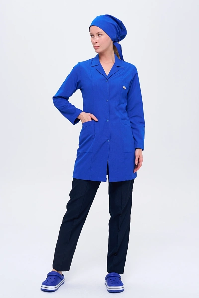 Kadın Personel Önlüğü ve Pantolon + Boneli - 3 lü Set