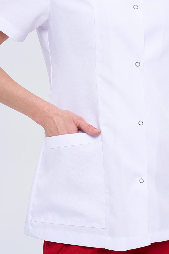 Kadın Gömlek Yaka Tesettür Boy Doktor - Öğretmen Önlüğü