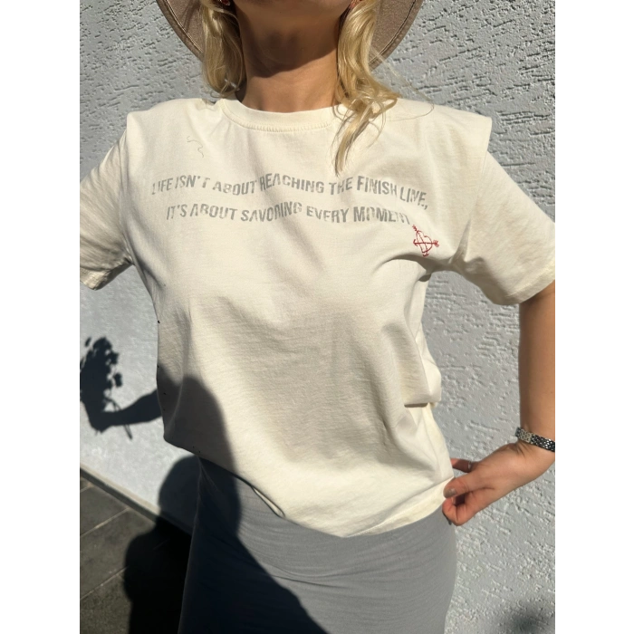 Baskı Yazılı T-Shirt