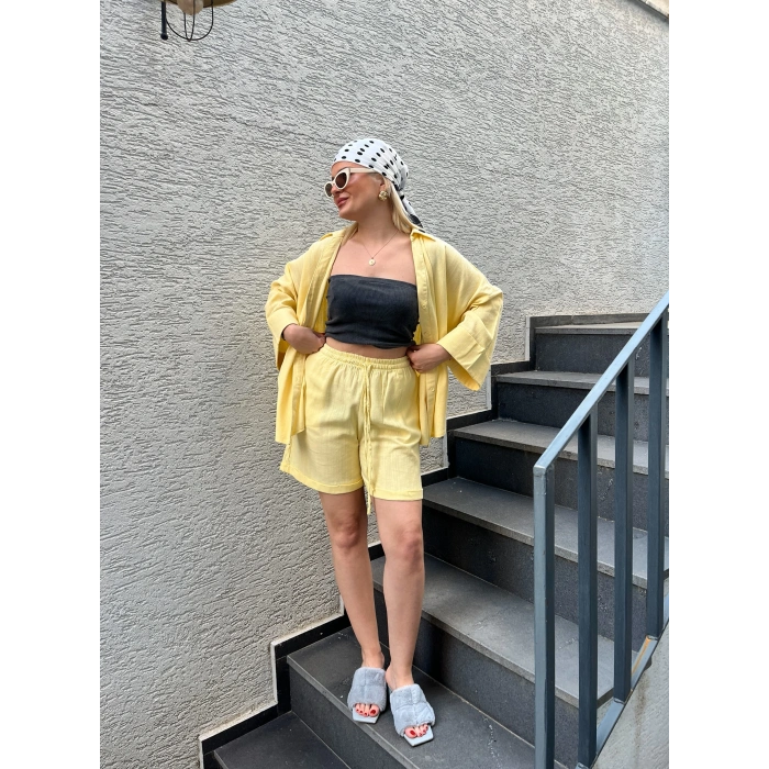 Butter Yellow Short Takım