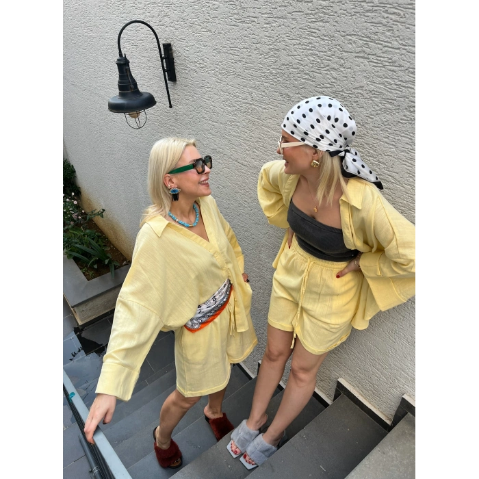 Butter Yellow Short Takım