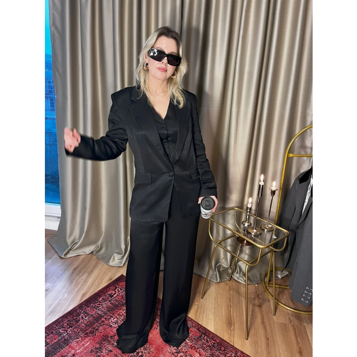 Premium Saten 3Lü Takım