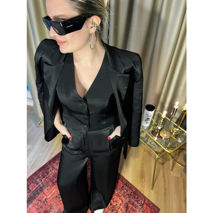 Premium Saten 3Lü Takım