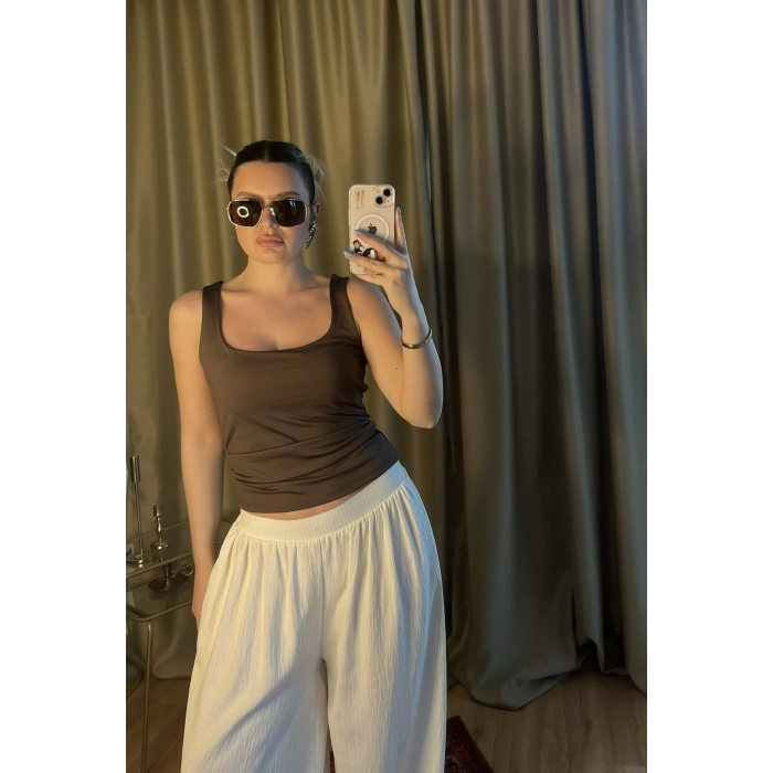 Kare Yaka Likralı Body