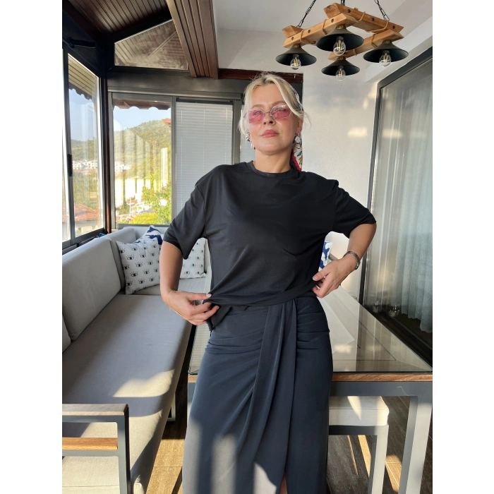 Antrasit Modal Tshirt