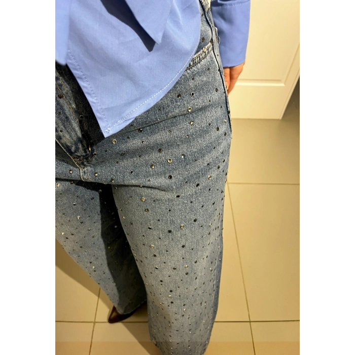 Bebe Mavi Taşlı Jean