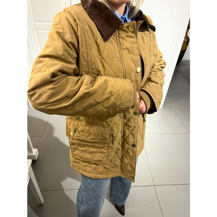 Camel Barbour Model Kapitone Mont