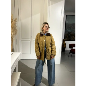 Camel Barbour Model Kapitone Mont