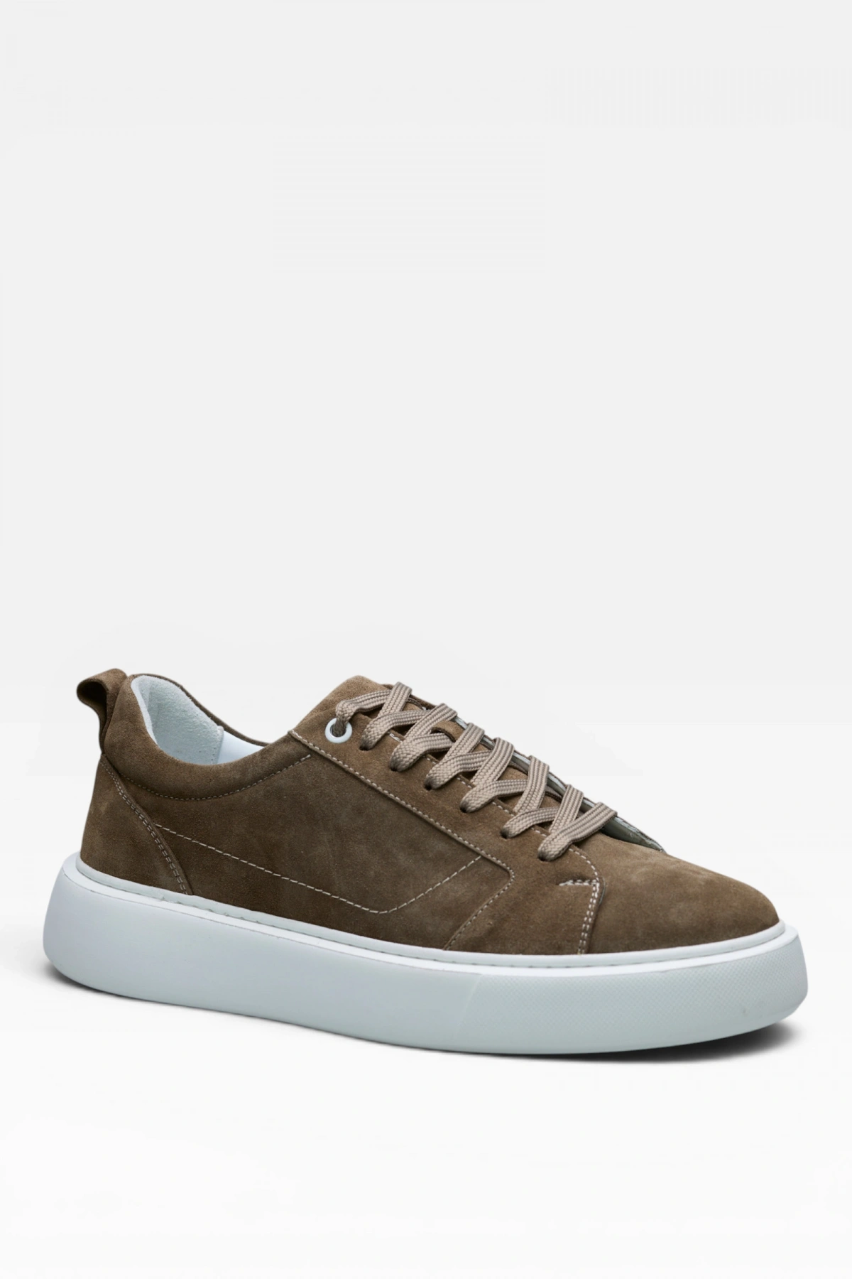 Eva Taban Süet Deri Erkek Sneaker Ayakkabı - Kum