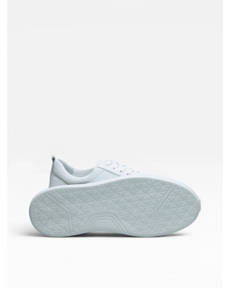 Eva Taban Deri Erkek Sneaker Ayakkabı - Beyaz