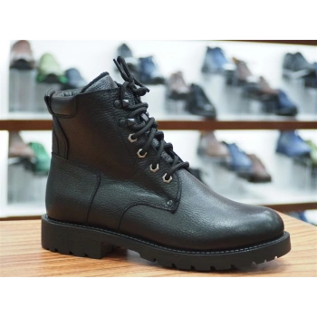 SİYAH CİLT HAKİKİ DERİ ERKEK BOT